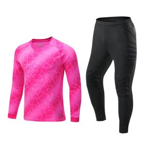 Custom Team Uniforms for Goalies Short Sleeve Breathable Goalkeeper Uniform Set 100% Polyester <b>Soccer</b> - Product Image 2