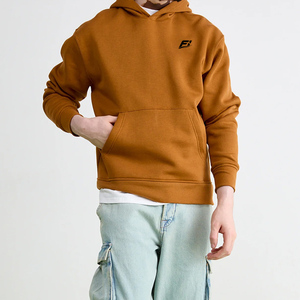 Custom Premium Cotton Hoodies <b>Thick</b> <b>Fleece</b> Oversized Winter Drop Shoulder Sweatshirts Rib Cuff Streetwear OEM ODM Manufacturing - Product Image 2