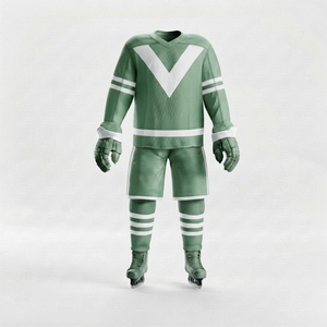 Ice Hockey Uniform Custom Team Jersey And Pants Breathable Lightweight <b>Athletic</b> Sportswear For Professional Training League - Product Image 1