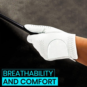 Gants de golf blancs unisexes pour adultes, design unique, qualité supérieure, en peau de mouton, respirants, imperméables, séchage rapide, pour l'extérieur, professionnels - Product Image 3