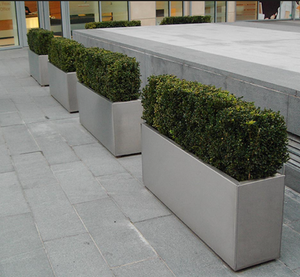 Rustic Corten Steel Rectangular Garden Planter <b>Box</b> Outdoor Patio Balcony <b>Flower</b> Pot Large Metal Trough Container - Product Image 4