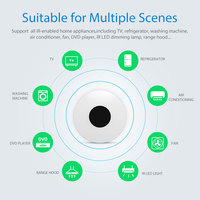 Control Remoto Universal Inteligente Tuya WiFi IR, Mini Hub Infrarrojo para TV y Aire Acondicionado, Compatible con Alexa y Google Home