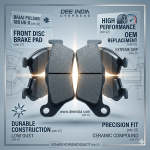 Plaquettes de frein à disque avant pour moto Bajaj Pulsar 180 UG 11, haute performance, remplacement OEM - Product Image 2