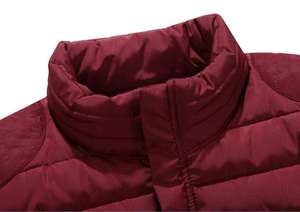 Veste d'hiver matelassée à capuche pour la pêche, parka isolée réversible, coupe slim, streetwear, imperméable, coupe-vent, chaude, pour l'extérieur - Product Image 4