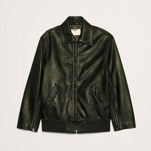 Hot Sale Cropped Motorbike Women's Leather Jacket in High Quality Genuine Sheep Leather Cropped Jacket for Women - Product Image 5