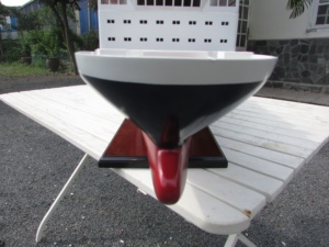 Modelo de Barco de Madera GTS FINNJET CRUISE FERRY, Pintado al Estilo Europeo, Artesanía Náutica, Decoración Rectangular para el Hogar, Regalo, Vietnam - Product Image 6