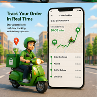 Plataforma Escalable para Entrega de Comestibles por Internet, Gestión de Múltiples Tiendas, Seguimiento en Tiempo Real, Compatible con Linux y MAC, Aplicación Móvil