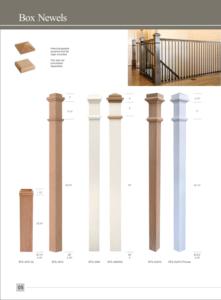 เสาบันไดแบบดั้งเดิม รุ่น Box Newel Post Poplar ขนาด 66 นิ้ว ติดตั้งง่าย ทนทาน เป็นมิตรกับสิ่งแวดล้อม รุ่น EFS 4075 - Product Image 5