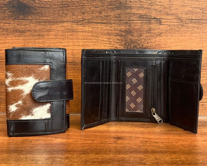 Vente en gros Nouveau portefeuille à trois volets en cuir de vachette au design luxueux Porte-cartes en cuir véritable grande capacité de haute qualité pour femmes - Product Image 5