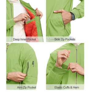 Bomber <b>jacket</b> <b>For</b> <b>Men's</b> Side Pockets Front Zipper <b>Long</b> Sleeve Comfortable Casual Style Breathable <b>Jacket</b> <b>For</b> <b>Men</b> <b>Men's</b> <b>Jackets</b> - Product Image 5