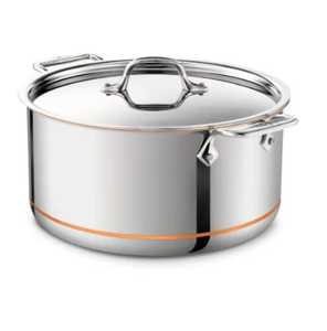 Premium Stainless Steel Stockpot with Lid Induction Compatible <b>Deep</b> Cooking Soup Pot Heavy Duty Cookware - Product Image 4
