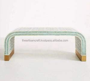 Xương Inlay Bàn cà phê-trang trí nội thất thủ công làm bằng tay đồ nội thất phòng khách, đồ nội thất, Bàn cà phê - Product Image 4