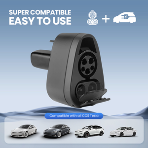 Adaptador de Carga para Vehículos Eléctricos CCS1 J1772 a Tesla, Convertidor Rápido de Corriente Continua para Tesla Model 3 Y S X, Conector de Cargador para Automóviles Eléctricos - Product Image 3