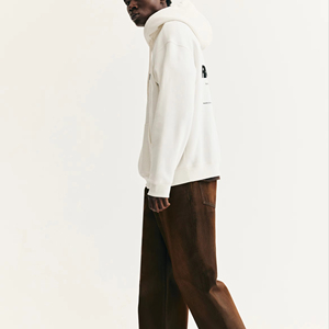 Sweat-shirt à capuche en molleton de coton pour homme, design personnalisé, chaud pour l'hiver - Product Image 1