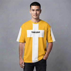 High Quality 220gsm Cotton Blank <b>Plain</b> <b>Tshirt</b> Custom 3D Printing Plus Size Men's T-Shirts Oversized Heavyweight T Shirt - Product Image 1
