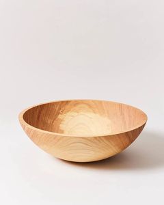 Tazón de madera de mango fresco para ensalada, tazón de madera pulido multiusos, tazón de madera al por mayor para el hogar, para fiestas - Product Image 3