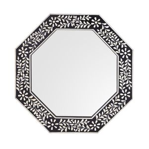 Handmade Luxury Decorative Wall Mirror Elegant Home <b>Decor</b> with Natural Bone Inlay Frame - Product Image 4