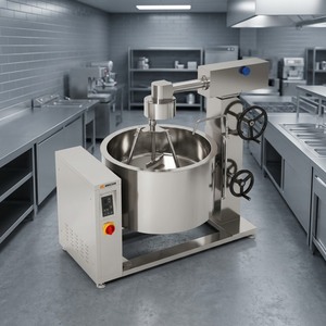 Olla de Vapor con Inducción y Agitación Rotatoria Amicook 380V/440V, Modelo Giratorio, Duradero, Cocción Rápida, Gourmet, Resistente al Calor, Seguro - Product Image 3