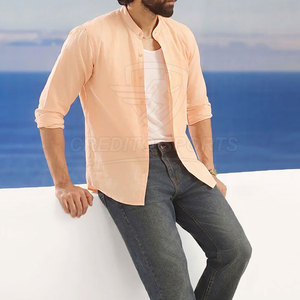 Camisas de Algodón para Hombre Estilo Urbano, Material de Tela Premium, Camisas de Algodón para Hombre, Corte Relajado, Atuendo Informal a la Moda - Product Image 4