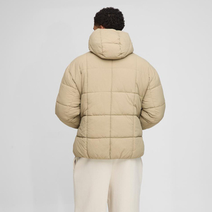 Quilted Puffer <b>Jacket</b> Winter Outwear <b>Waterproof</b> Zip Pockets Front Streetwear Polyester/Nylon Quick-Dry <b>Breathable</b> Men - Product Image 2