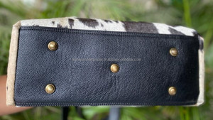 กระเป๋าโท้ทหนังวัวแท้ดีไซน์ใหม่กระเป๋าถือหรูหราหนังแท้สำหรับ2024ของผู้หญิงแฟชั่นงานแฮนด์เมดแนววินเทจจุของได้เยอะดีไซน์ใหม่ - Product Image 5