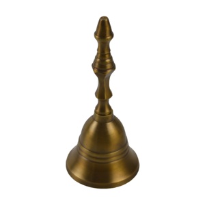 Campanas de Mano Metálicas de Diseño Exclusivo, Campana de Latón con Diseño Rústico, Ideal para Decoraciones Navideñas, Campanas Colgantes - Product Image 1