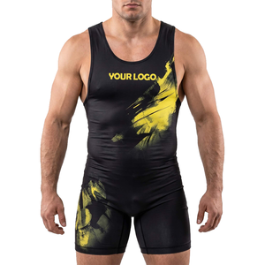 OEM/ODM Bulk Custom Design Unisex <b>Wrestling</b> <b>Singlet</b> with Stretch Fabric for Gym Training-Quick Dry Lightweight - Product Image 1