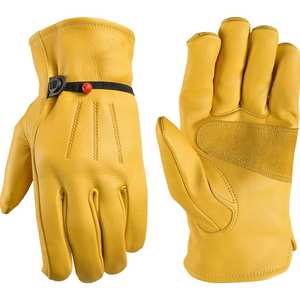 Guantes de Trabajo Resistentes de Kevlar, Guantes de Seguridad de Cuero Grueso con Agarre para Soldadura, Guantes de Trabajo Personalizados - Product Image 1