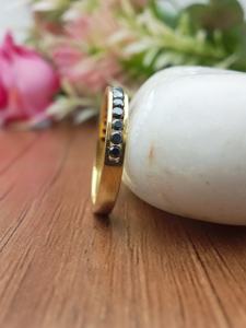 Bague de fiançailles minimaliste en or massif 18 carats avec diamants, sertie en canal, tendance, pour femme, certifiée IGI, pour mariage et usage quotidien, haute joaillerie - Product Image 5