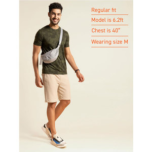 Soft <b>Stretch</b> Fabric Tee for Daily Wear Sports Activities & Street Fashion <b>Men</b> Regular Fit Cotton T Shirt For Summer Outdoor Wear - Product Image 6