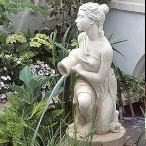 Urna de Piedra para Jardín, Macetero con Fuente de Agua, Diseño Tradicional, Resistente al Agua, 220V, Garantía de por Vida, Decoración para Exteriores - Product Image 2