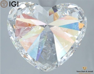 Diamant CVD de laboratoire en forme de cœur lumineux de 4,01 carats, couleur F, clarté VVS2, avec certificat IGI pour créer un pendentif d'amour - Product Image 6