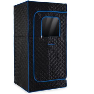 Tenda Sauna Domestica Blu Extra Large con Sedia Pieghevole, Vapore a 360 Gradi, Montaggio Senza Attrezzi, Capacità 100 kg, Coperta Sauna - Product Image 2