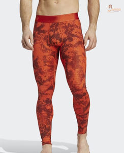 Leggings de sport pour homme à taille haute élastique, respirants, résistants à l'eau et à séchage rapide, longueur intégrale, motif uni, qualité supérieure - Product Image 1