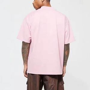 T-shirt oversize tendance pour hommes, fabriqué avec les meilleurs matériaux, prix d'usine, t-shirts oversize pour hommes, streetwear décontracté, personnalisable - Product Image 2