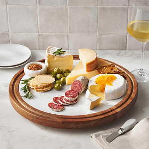 Suministro de fábrica: Organizador giratorio de madera de dos niveles tipo Lazy Susan para especias, personalizable, de Blossom Craft India - Product Image 4