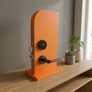 Sistema de Control de Acceso con Tarjeta Electrónica RFID Inteligente de Acero Inoxidable, Cerradura Dividida para Hotel, Color Negro y Dorado, de TESX Industries - Product Image 2
