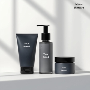 Kit de Soins Végans pour Hommes OEM ODM – Huile de Croissance Barbe Bio Naturelle Fortifiante – Emballage Personnalisé avec Logo – Ensemble de Soins pour Barbe et Moustache pour Hommes - Product Image 1