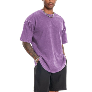 T-shirt pour homme en coton 100% de haute qualité, tricoté, taille plus, coupe ajustée, manches courtes, respirant, écologique, séchage rapide, décontracté, tendance - Product Image 4