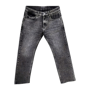Jeans en denim pour hommes personnalisables, coupe droite, décontractée, slim, grandes tailles - Product Image 6