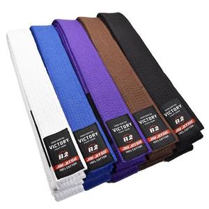 Cinturón de Jiu-jitsu Brasileño de Tela de Algodón Tejida con Perlas de Alta Calidad con Logotipo Personalizado, Calidad Premium - Product Image 6