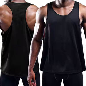 Camiseta sin Mangas Transpirable de Secado Rápido, Estilo 2025, para Hombre, con Logotipo Personalizado, Ropa Deportiva, Tejido de Punto, Tallas Grandes - Product Image 3