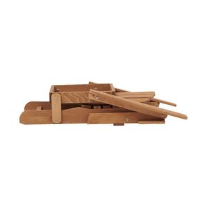 Sedia Pieghevole Adirondack Oversize Preassemblata con Schienale e Seduta in Legno per Patio, Giardino, Esterni e Balcone - Product Image 2
