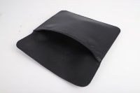 Pochette porte-documents ignifuge en cuir PU motif Litchi 1,2 mm, étanche, avec fermeture magnétique, organiseur de bureau, noir