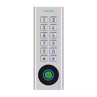 Serrure de porte intelligente autonome TTLock avec lecteur d'empreintes digitales et RFID, étanche IP66, pour la sécurité des appartements, bureaux et maisons