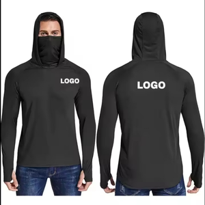 เสื้อตกปลาแขนยาวผู้ชายสั่งทำพิเศษ ระบายอากาศได้ดี ป้องกันรังสียูวี พิมพ์ลาย พร้อมหน้ากาก - Product Image 3