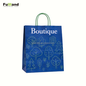 Recycled Twisted Handle Paper <b>Bags</b> Eco-Friendly Retail Store Shopping Merchandise for Supermarket Use - Product Image 1