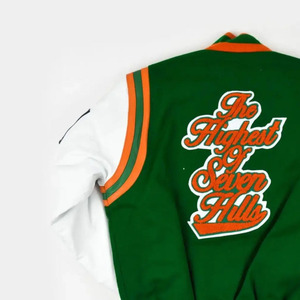 <b>Baseball</b> Letterman Outerwear Comfortable Fit <b>Men</b> Varsity <b>Jacket</b> Stand Front Custom Patchwork Design College Streetwear Winter - Product Image 4