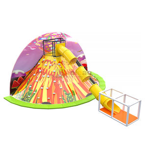 Fasilitas permainan interaktif untuk tempat bermain anak-anak, perosotan memanjat lensa kerucut dalam ruangan/warna-warni - Product Image 3