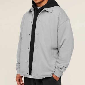 Custom Logo <b>Light</b> Weight Outdoor <b>Waterproof</b> Windbreaker <b>Jacket</b> Button up Coach <b>Jacket</b> for Men - Product Image 6